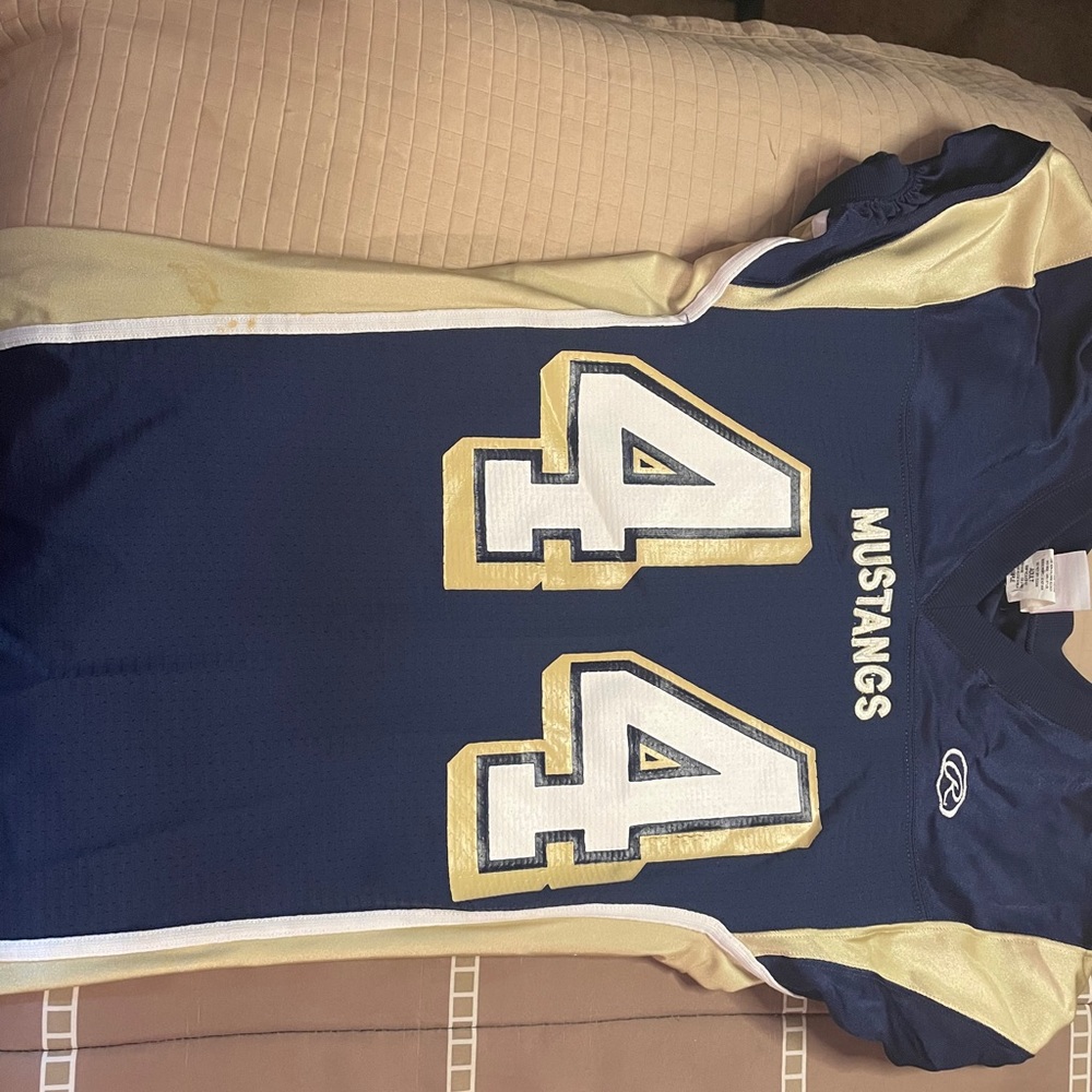 Men’s Rawling mastangs jersey Est 1887  #44 Size L